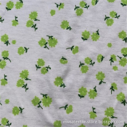 Wholesale Stretch Ottoman Double Brush Rib Knit Fabric